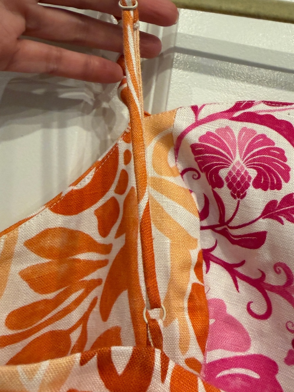BNWT FARM Rio Pink and Orange Floral Maxi Dress - Picture 3 of 10